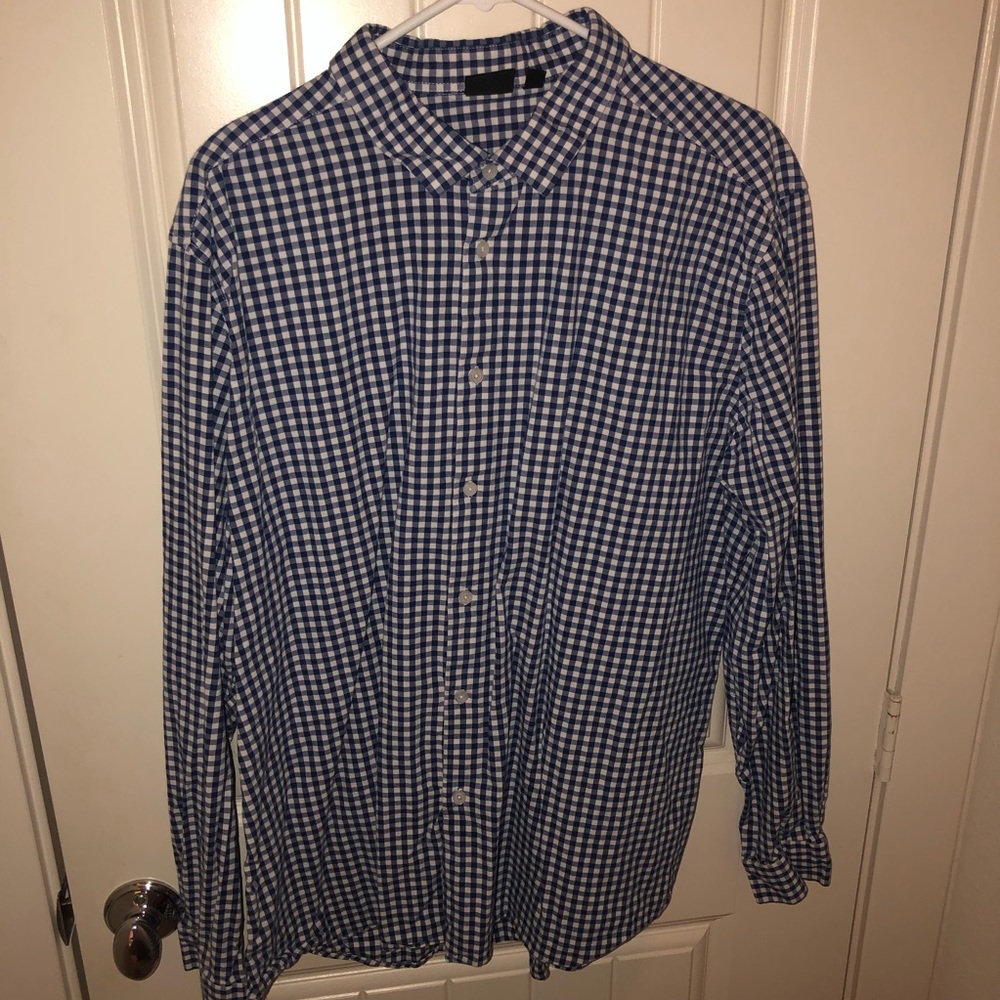 ASOS Checkered Dress Shirt size 3XL